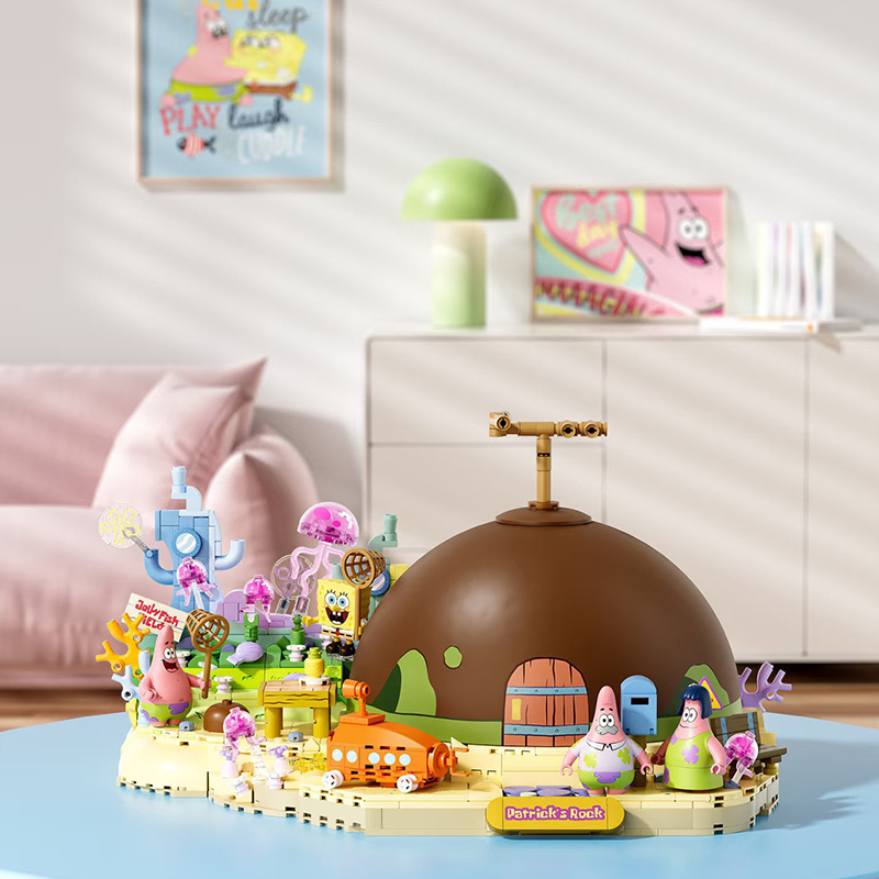 Kids Toys Box - Set Blok Bangunan Spongebob Patrick Star