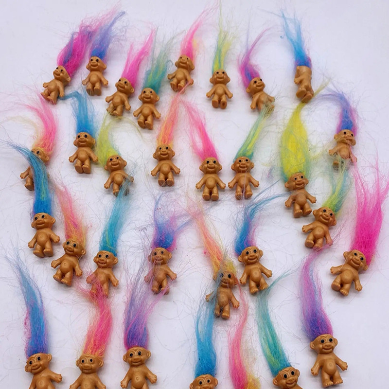 Kids Toys Under £5 - 5/10 pcs Boneka Badut Rambut Panjang