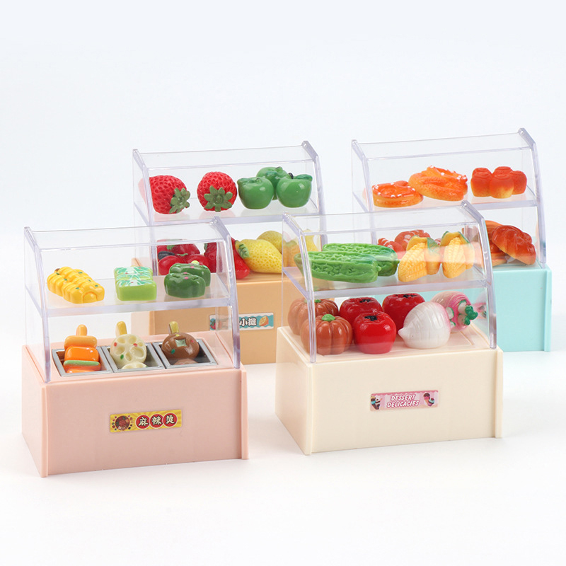 Kids Toys Stores - 1/12 Rumah Boneka Mini Supermarket Toko