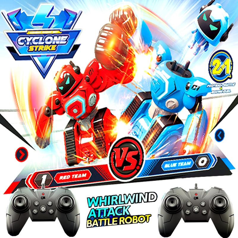 Kids Toys Under 50 - Mainan Pertarungan Sepak Bola Tinju Robot