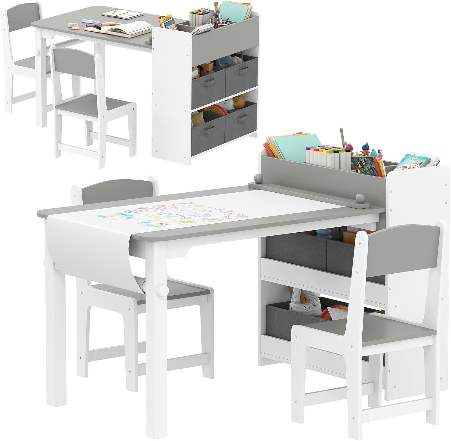 Kids Art Easel - Set Meja & Kursi Seni Anak