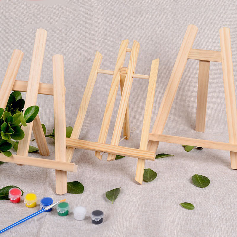Kids Art Easel - Lukisan Minyak Berdiri Datar Berdiri Kayu
