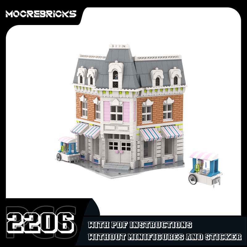 Set Blok Bangunan Toko Es Krim - Kids Toys Stores ulasan dan harga