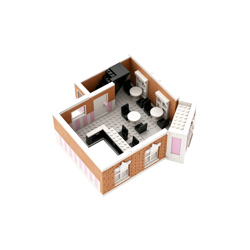 Set Blok Bangunan Toko Es Krim - Kids Toys Stores ulasan dan harga