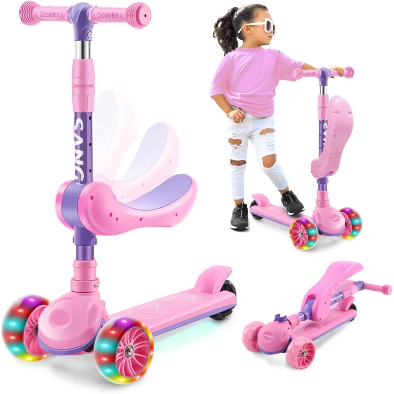 Skuter Tendangan Anak 2-In-1 d - Kids Toys Scooter ulasan dan harga