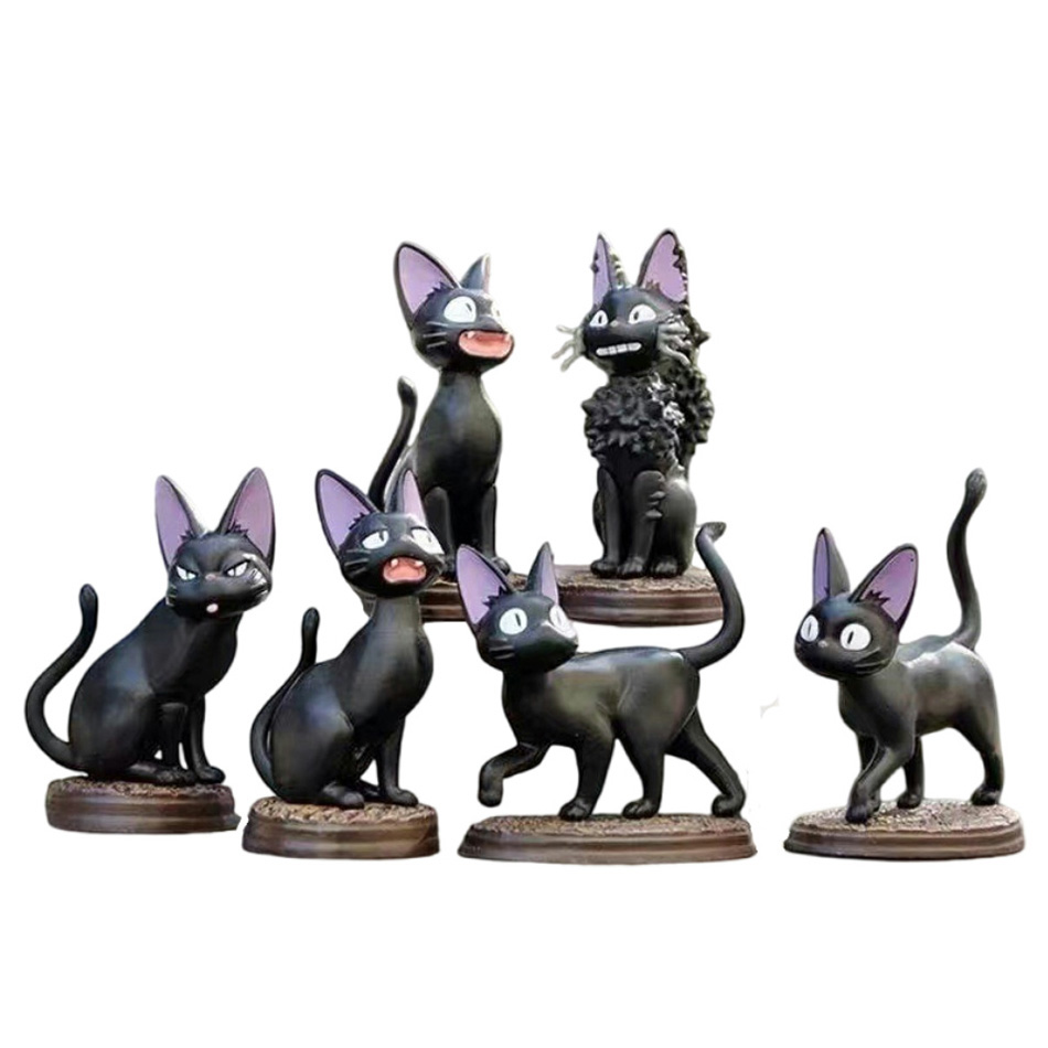 6 Buah/Set Kartun Kucing Hitam - Kids Toys Jiji ulasan dan harga