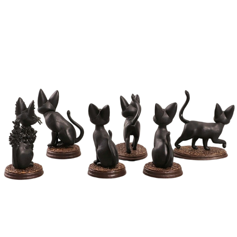 6 Buah/Set Kartun Kucing Hitam - Kids Toys Jiji ulasan dan harga