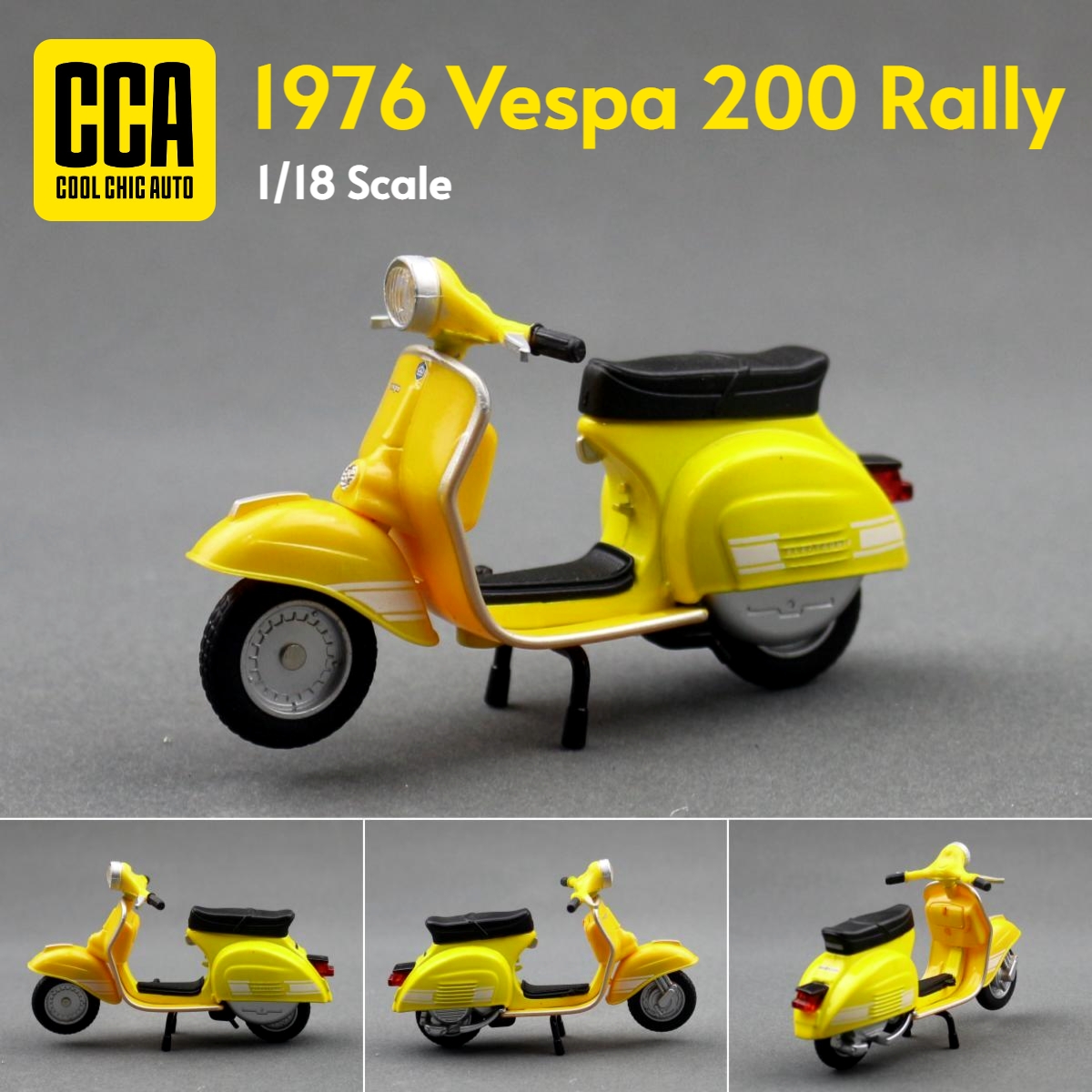 1/18 Vespa 200 Rally Mainan Sk - Kids Toys Scooter ulasan dan harga
