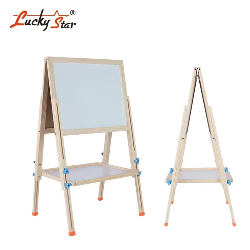 Papan Tulis Magnetik Lipat Dua - Kids Art Easel ulasan dan harga