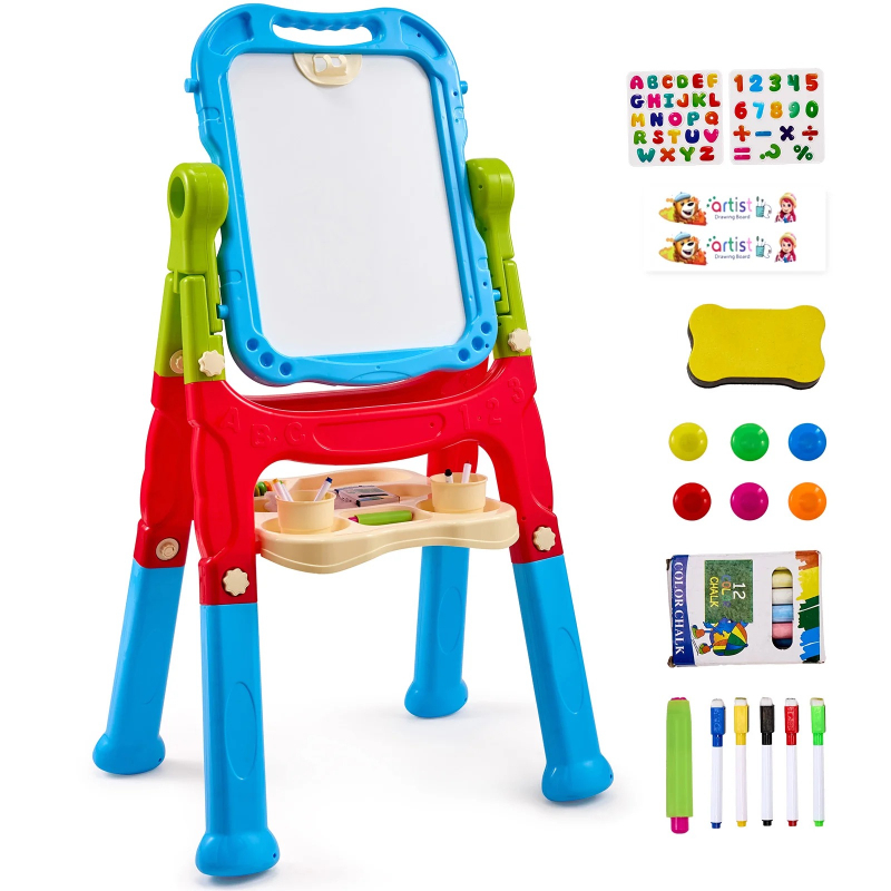 Papan Gambar Magnetik Anak den - Kids Art Easel ulasan dan harga