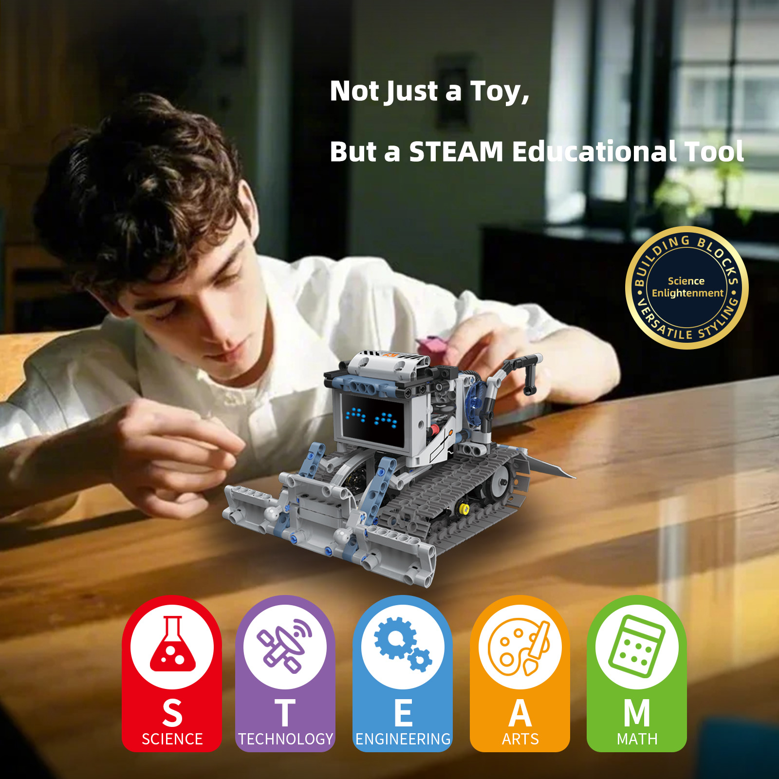 Kit Pembuatan Robot 5 in 1, Se - Kids Toys Under £5 ulasan dan harga