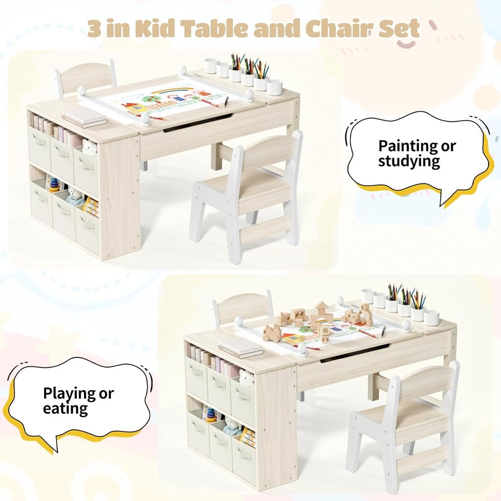 Set Meja dan Kursi Seni Anak,  - Kids Art Easel ulasan dan harga