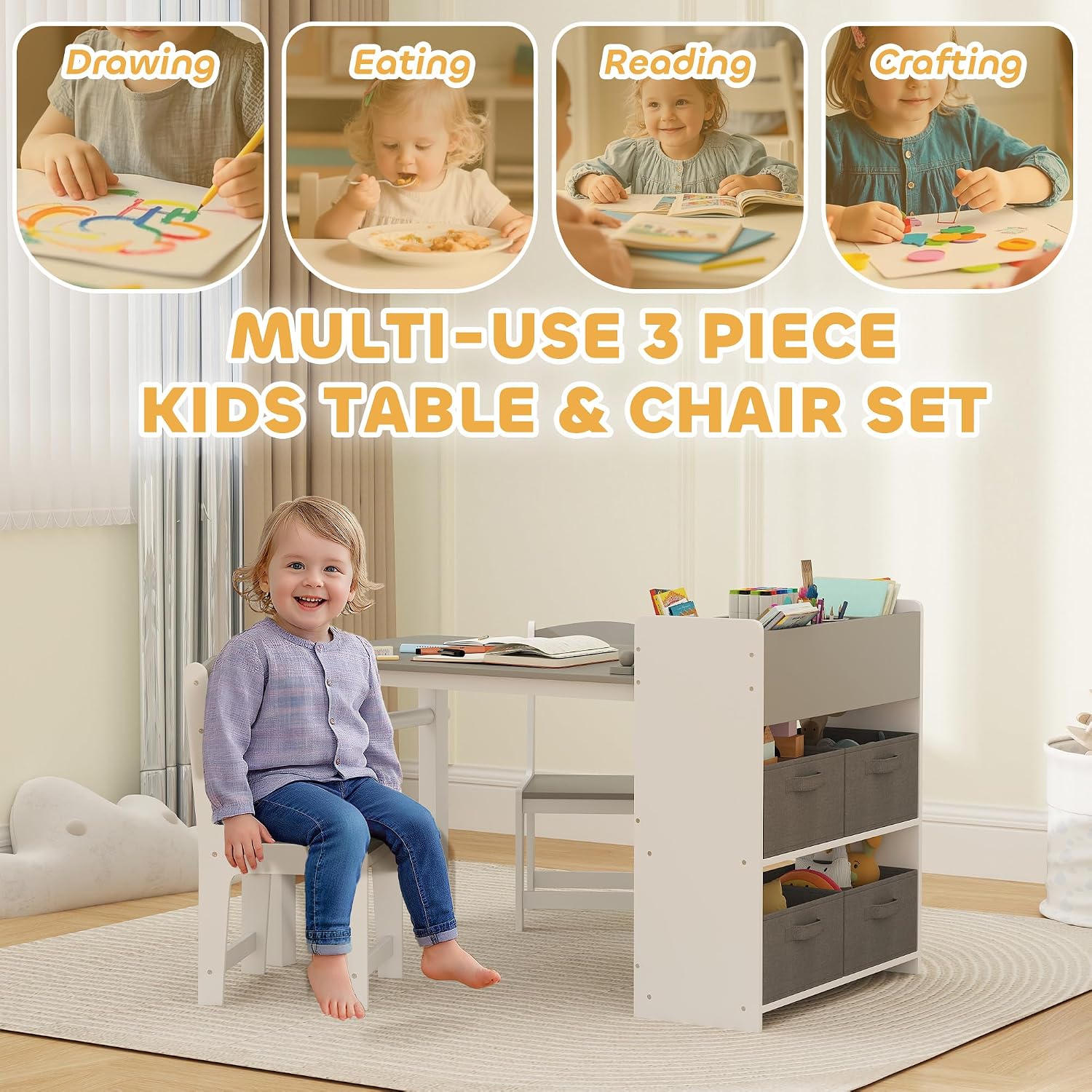 Set Meja & Kursi Seni Anak den - Kids Art Easel ulasan dan harga