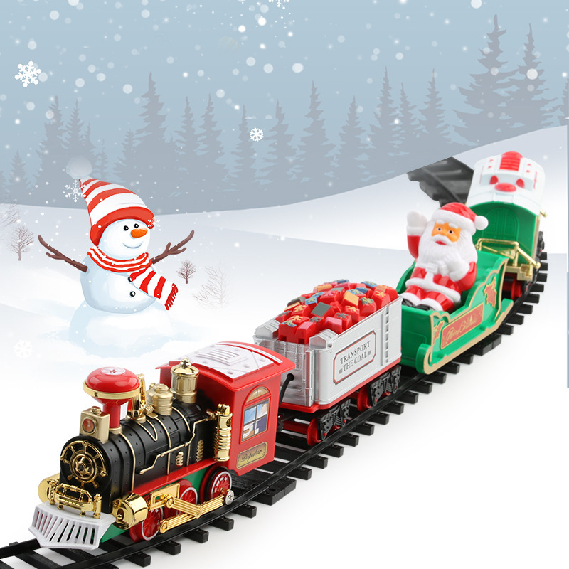 Set Kereta Natal Elektrik deng - Kids Toys Home ulasan dan harga