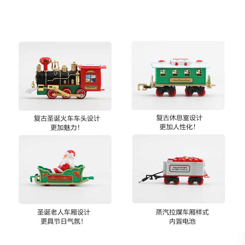 Set Kereta Natal Elektrik deng - Kids Toys Home ulasan dan harga