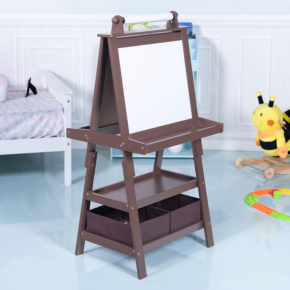 Meja Lukis Anak dengan 2 Kotak - Kids Art Easel ulasan dan harga