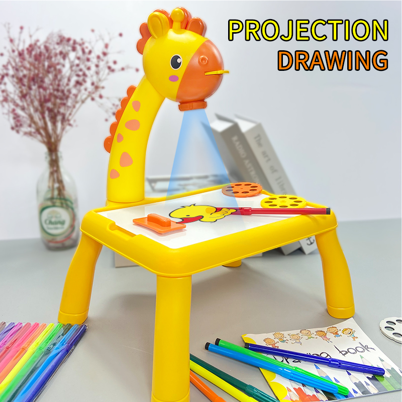 Papan gambar proyeksi rusa ele - Kids Art Easel ulasan dan harga